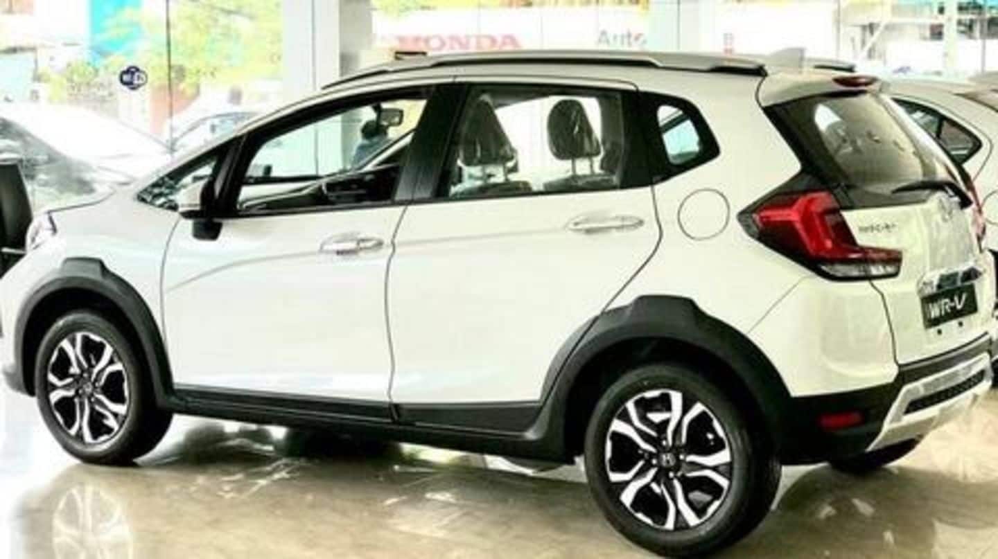 Honda Wr V Facelift Spotted In India Launch Imminent Newsbytes