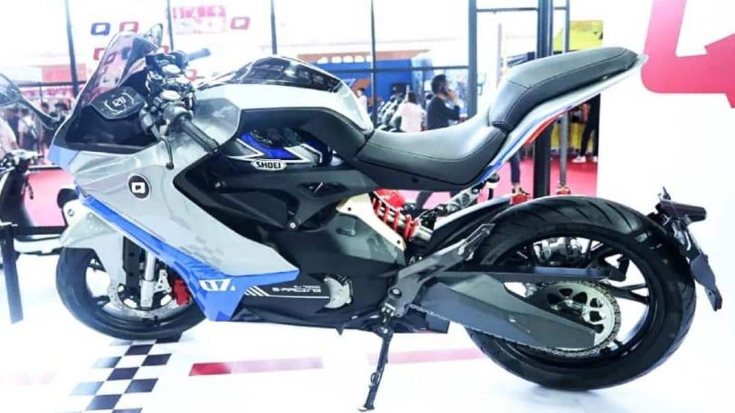 QJMotor showcases new QJ7000D electric bike in China