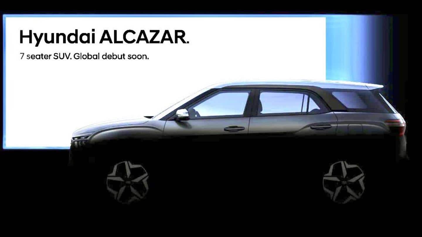 Prior to unveiling, Hyundai ALCAZAR SUV previewed in design sketches