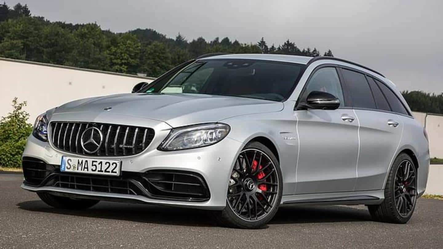 Prior to unveiling, Mercedes-AMG C63 Estate found testing