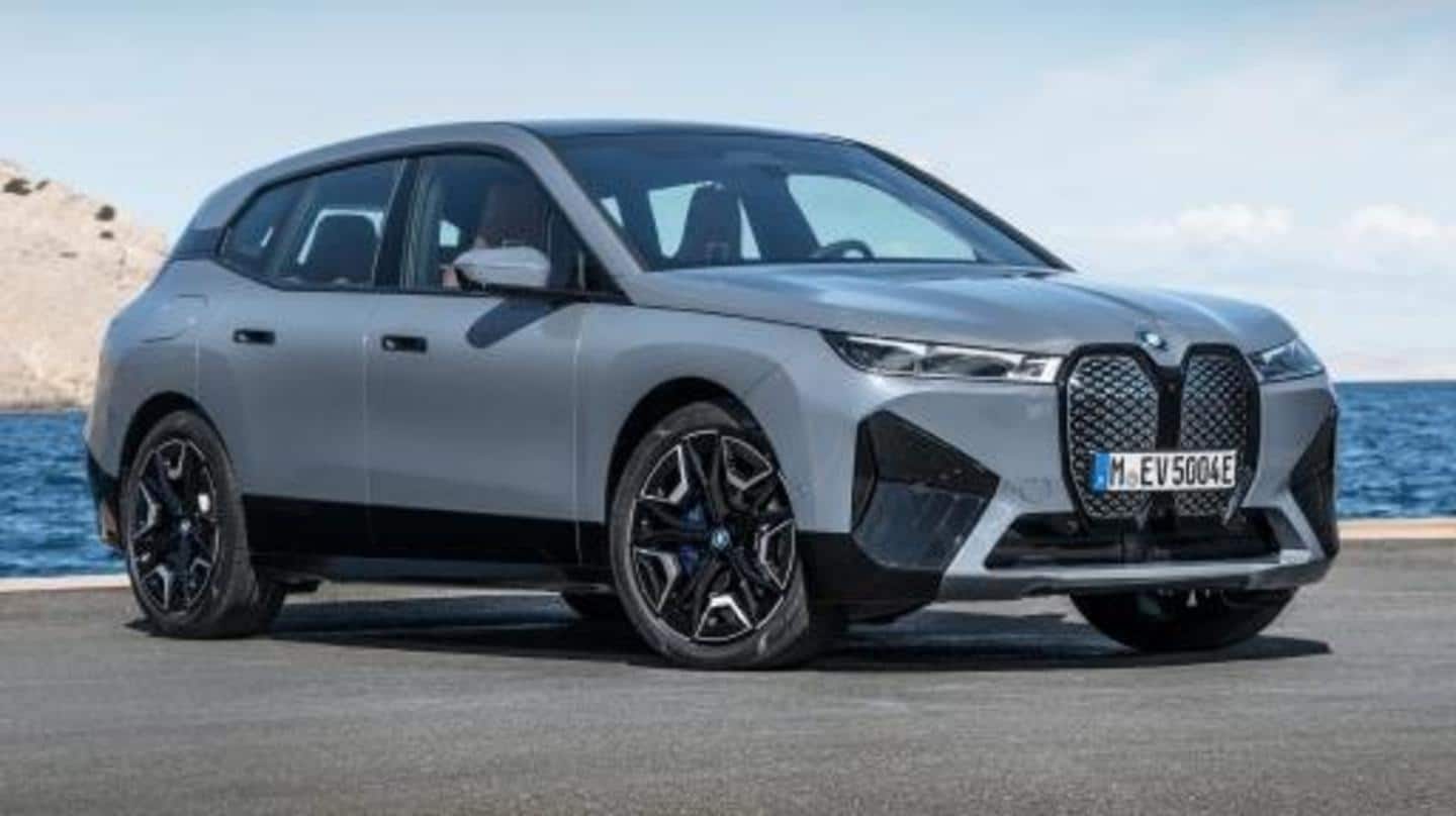 BMW iX electric crossover, with up to 630km range, unveiled