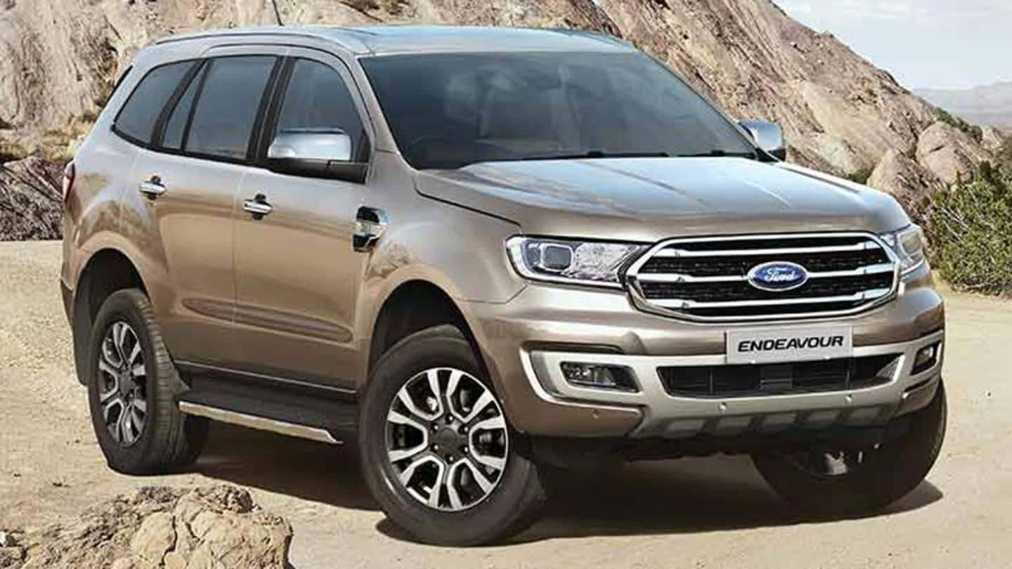 Ford Endeavour full-size SUV cuts down on features in India