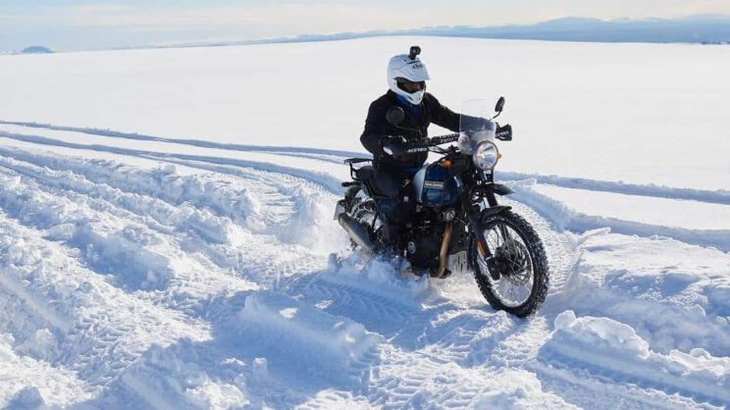 How Royal Enfield Himalayan reached the South Pole