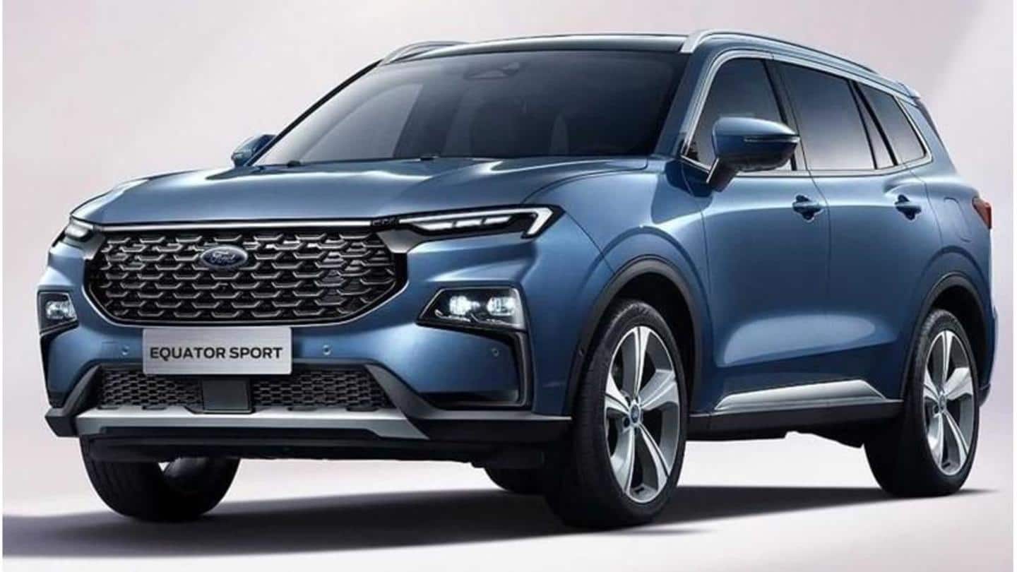 Ford Equator Sport SUV breaks cover in the Chinese market