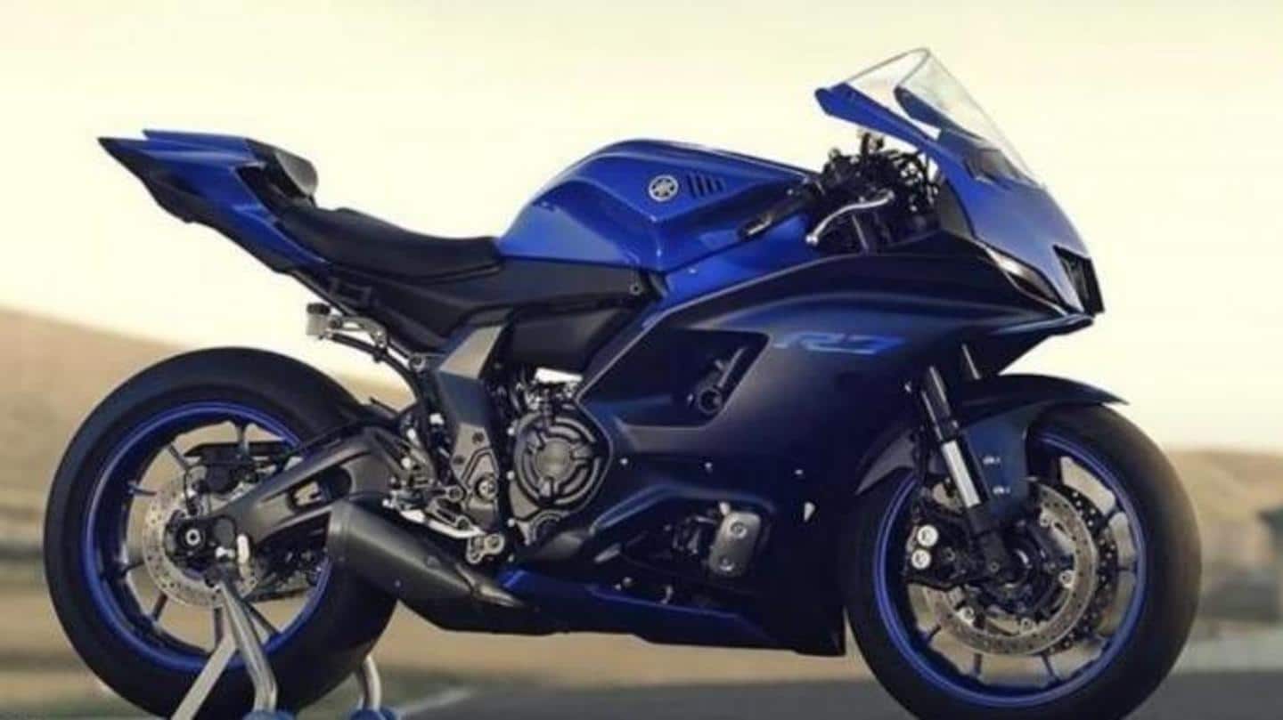 Prior to debut, Yamaha YZF-R7 motorcycle previewed in leaked images
