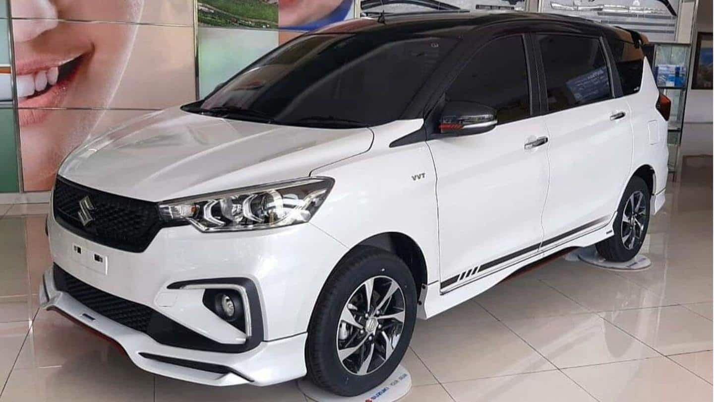 Suzuki Ertiga Sport Edition, with cosmetic changes, breaks cover