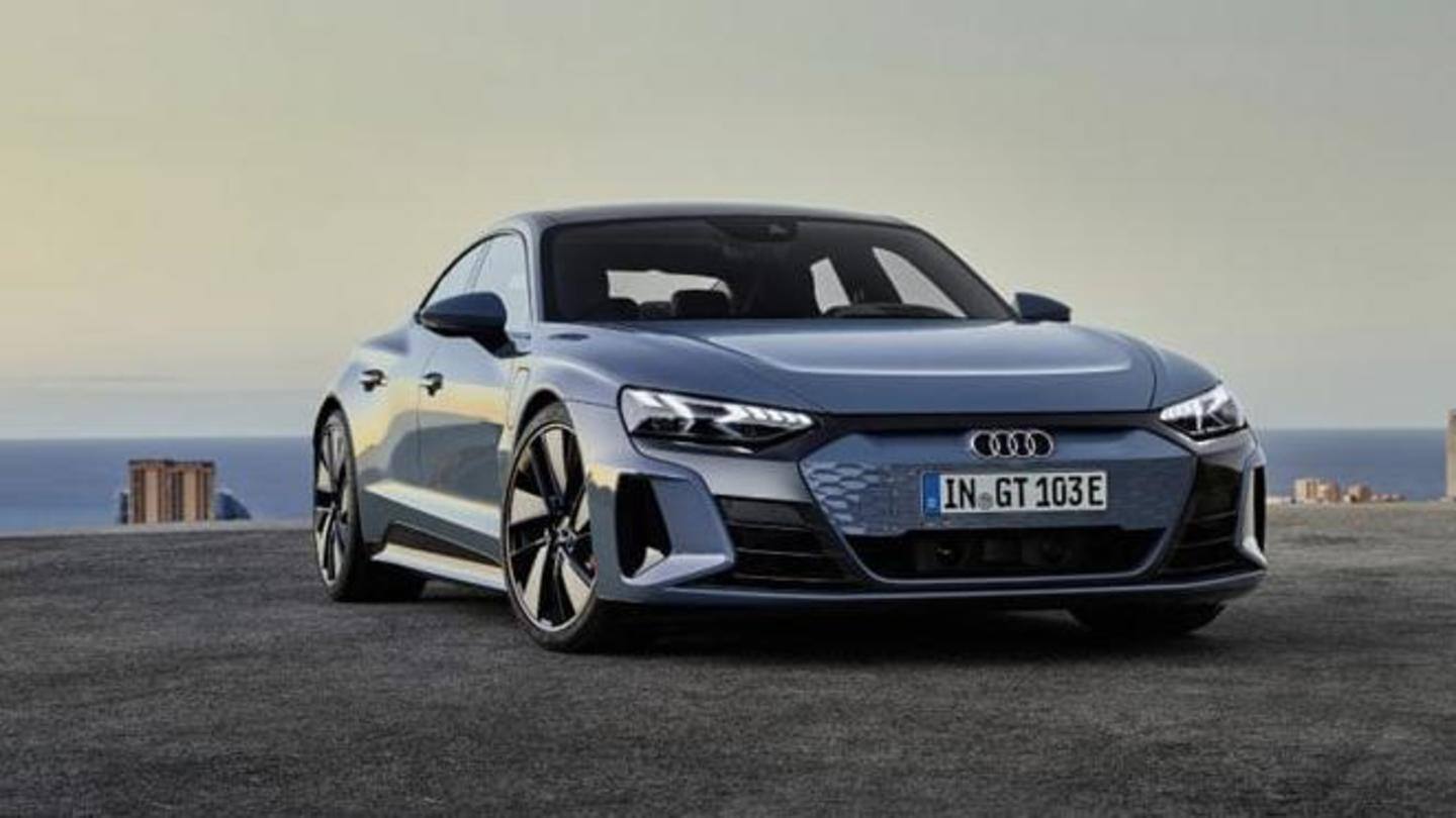 Audi reveals its e-tron GT sedan, claims 488km range