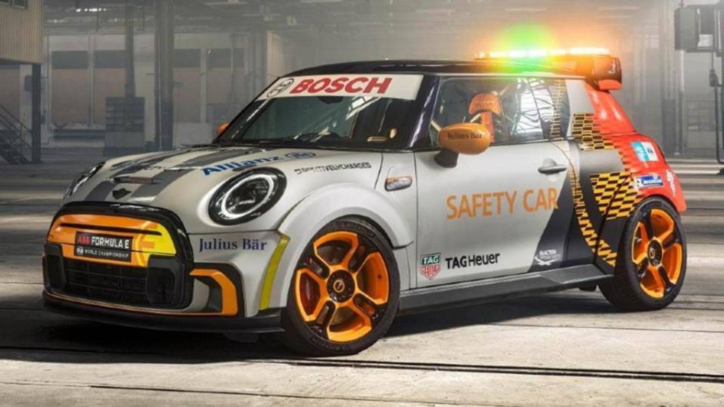 MINI's new safety car previews its upcoming electric JCW models