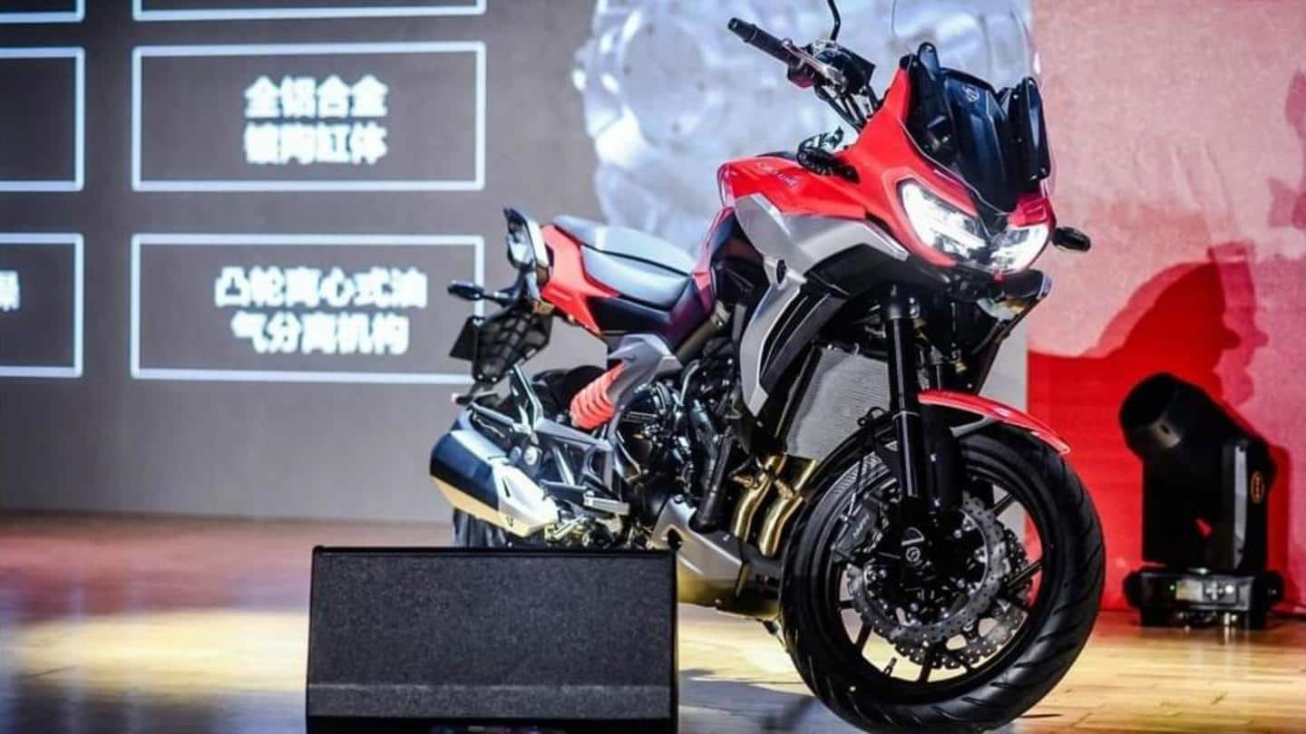 Zongshen Cyclone RX6 adventure tourer, with Norton's 650cc engine, unveiled