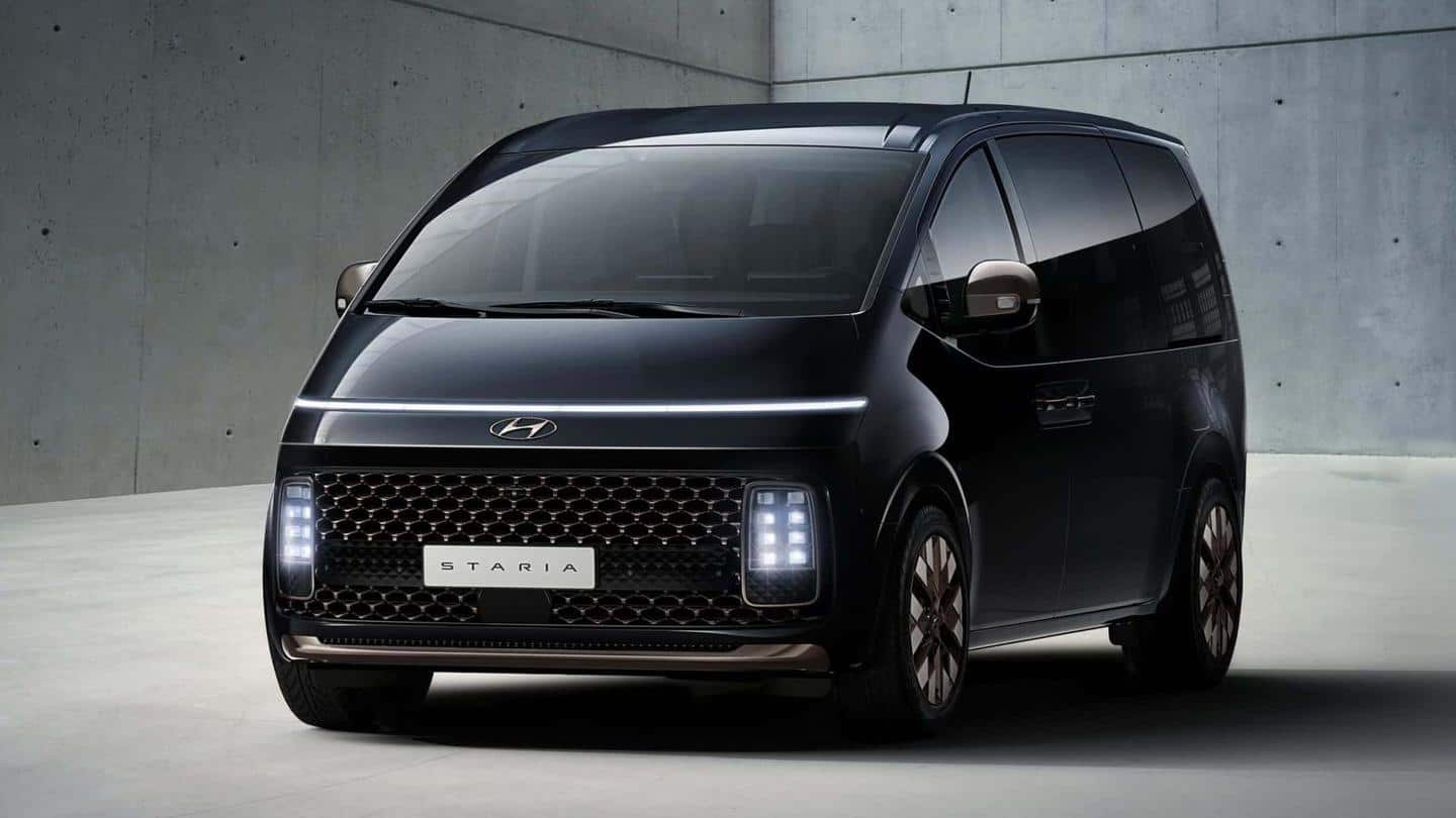 Hyundai STARIA MPV, with futuristic looks and spacious cabin, revealed