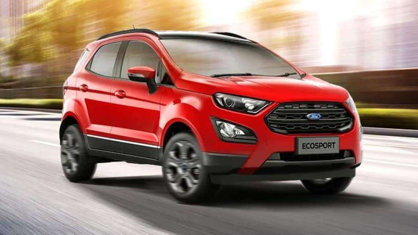 2021 Ford EcoSport SUV spied testing; design details revealed