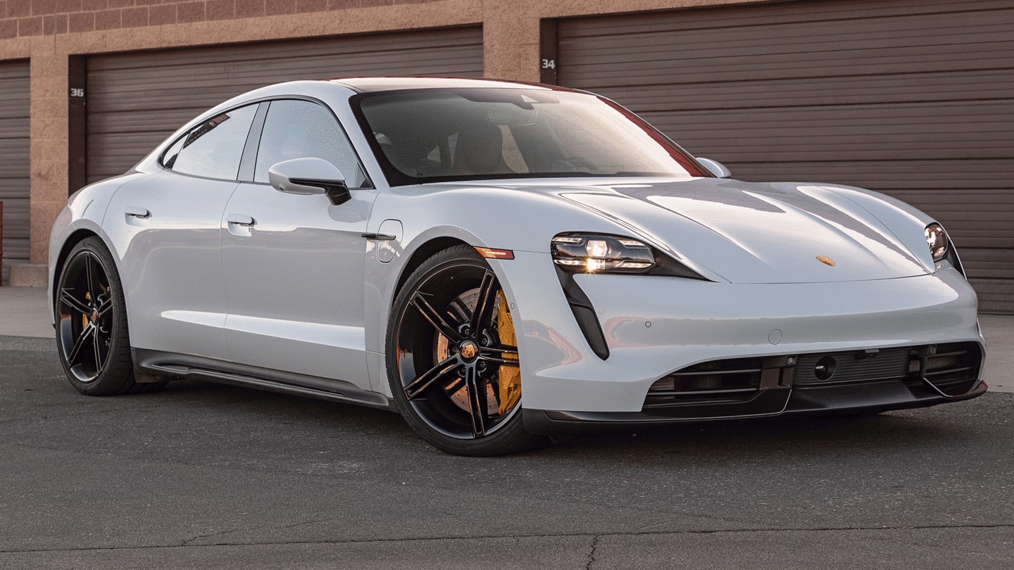 Porsche Taycan sets longest drift world record by an EV