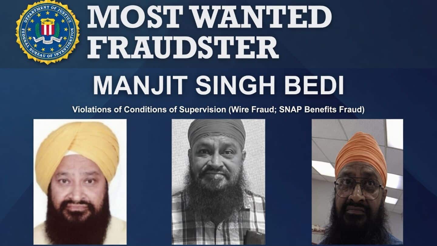 Manjit Singh Bedi, FBI's 'Most Wanted Fraudster' arrested in India