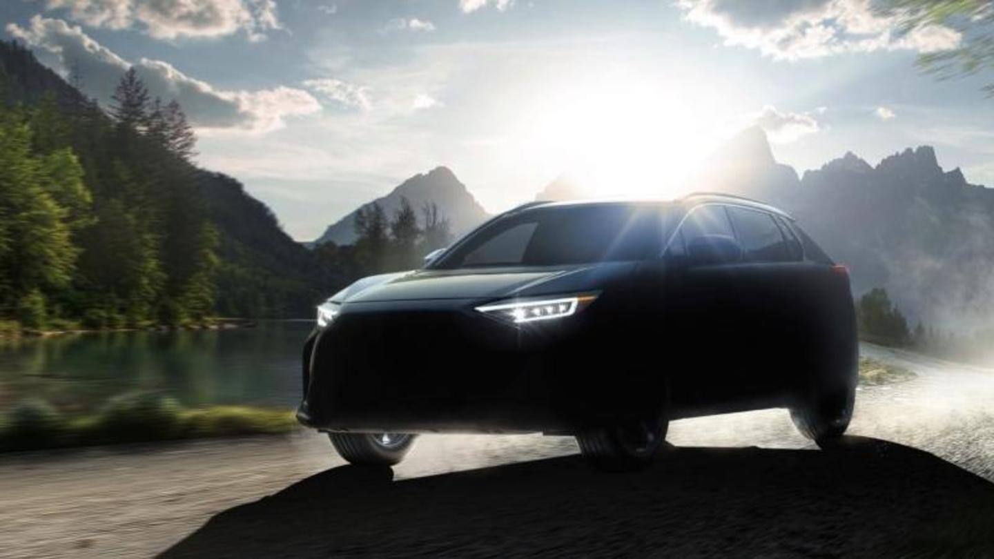 Subaru teases its Solterra electric car; to debut next year