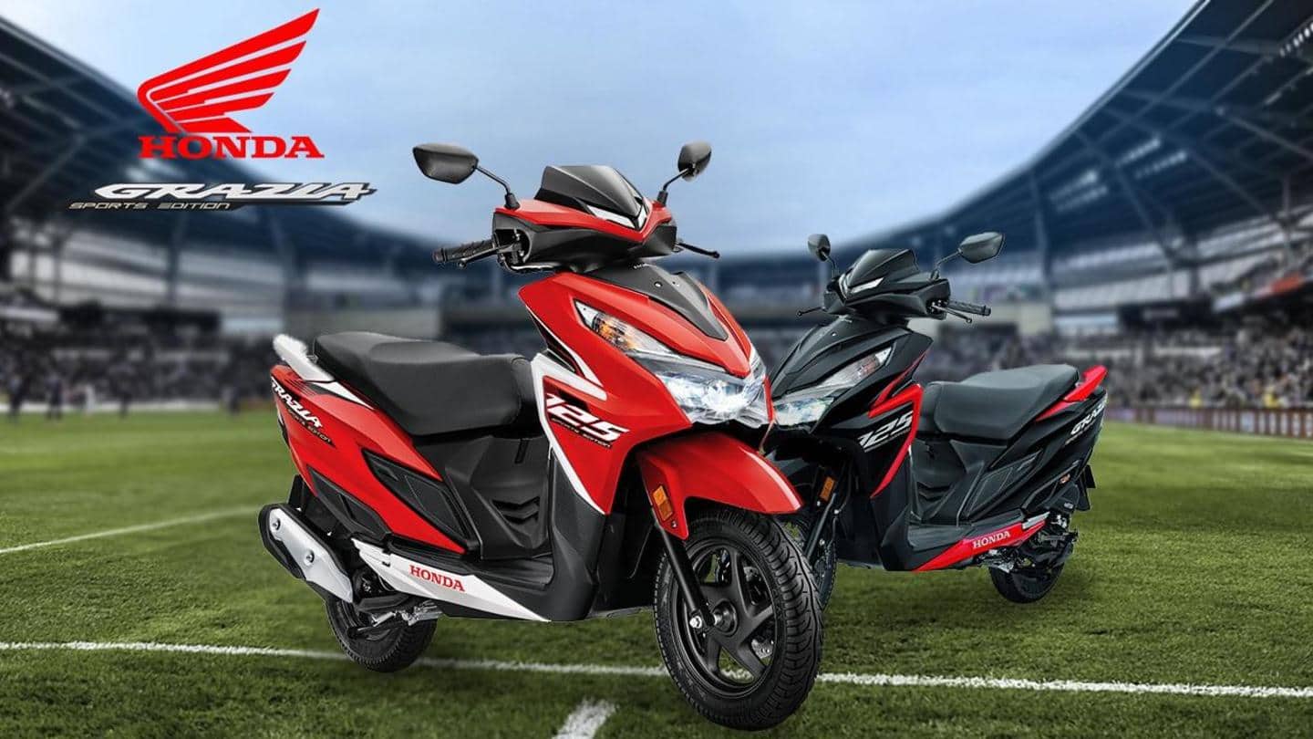 Honda Grazia Sports Edition launched in India at Rs. 82,500