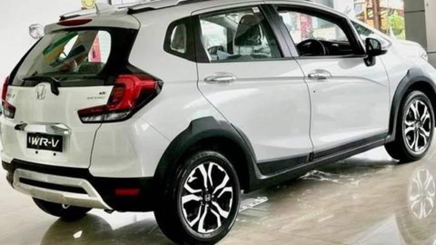 Honda Wr V Facelift Spotted In India Launch Imminent Newsbytes