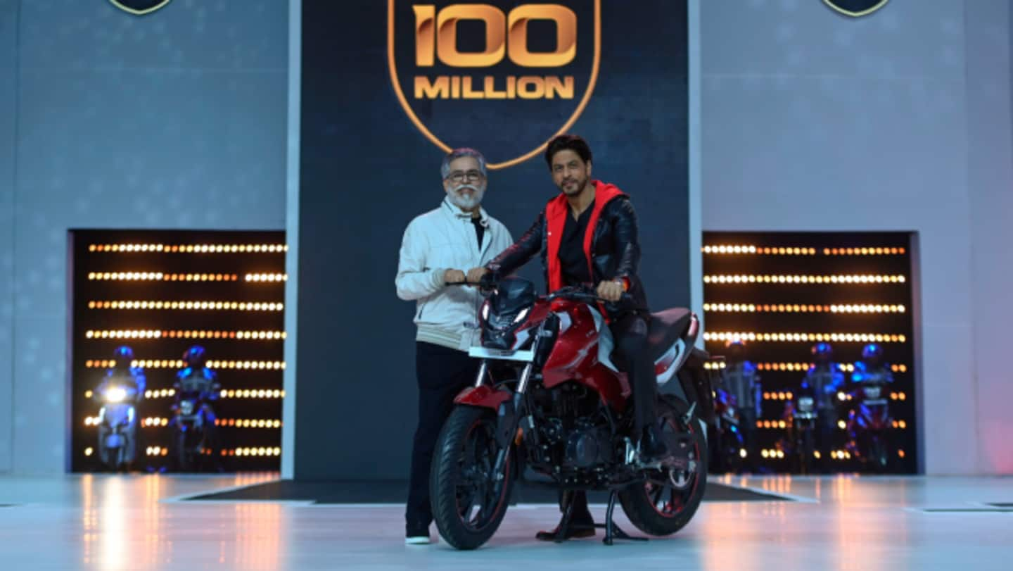 Hero MotoCorp's 100 millionth two-wheeler rolled out; new models unveiled