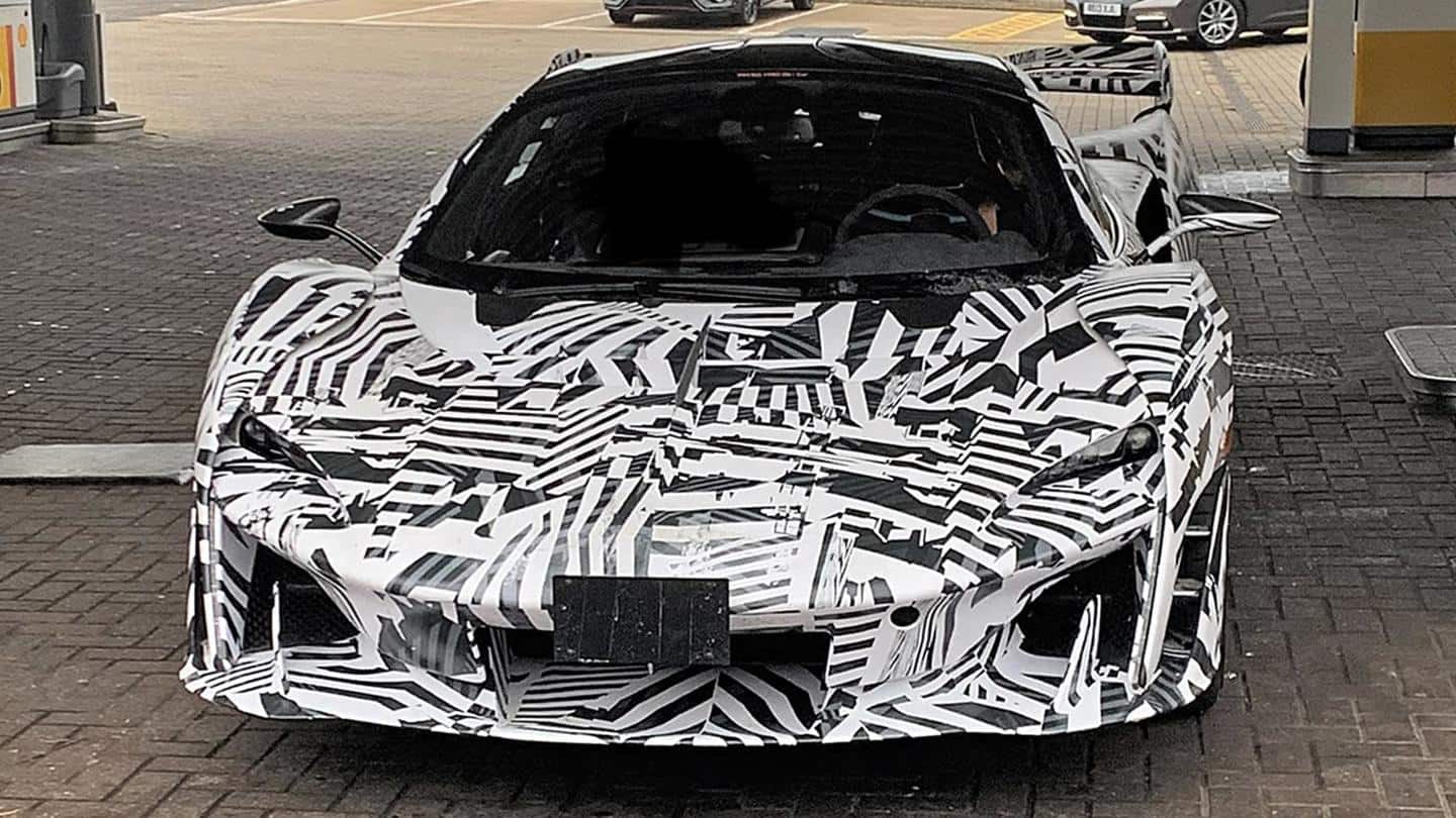 McLaren Sabre spotted testing in the UK, design features revealed