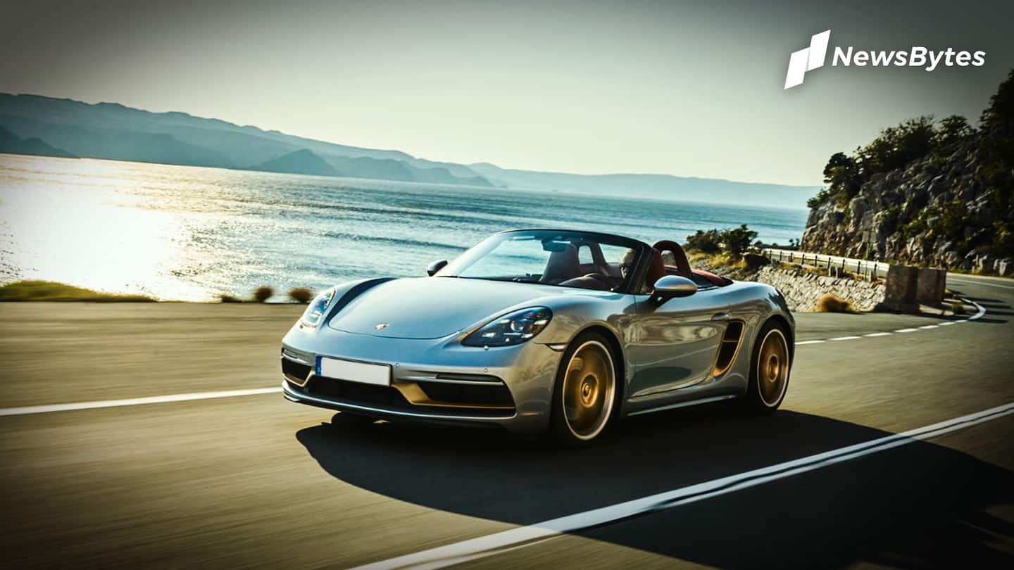 Porsche Boxster 25 Years edition with 4-liter flat-six engine launched