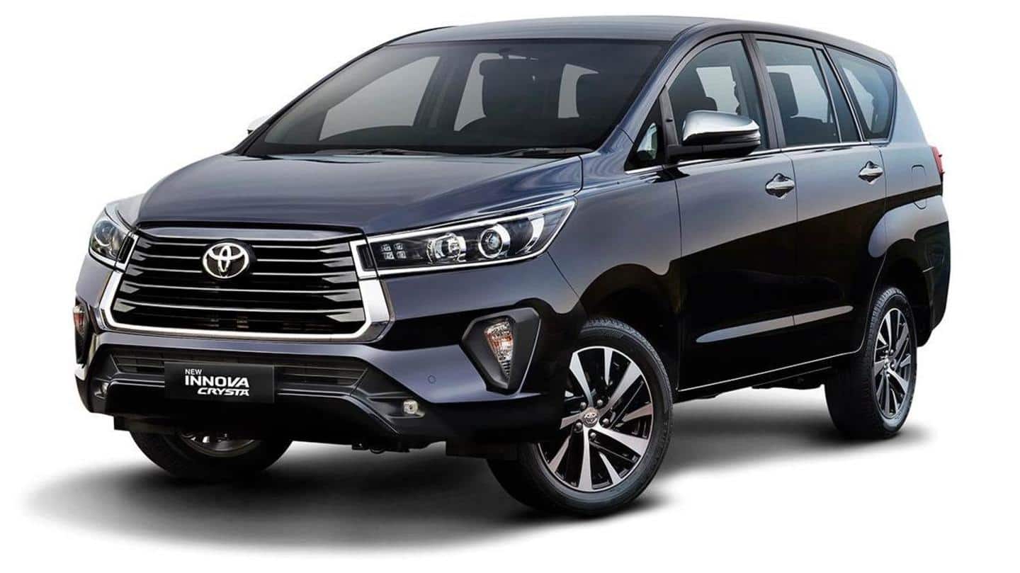 Toyota launches Innova Crysta (facelift) MPV at Rs. 16.26 lakh