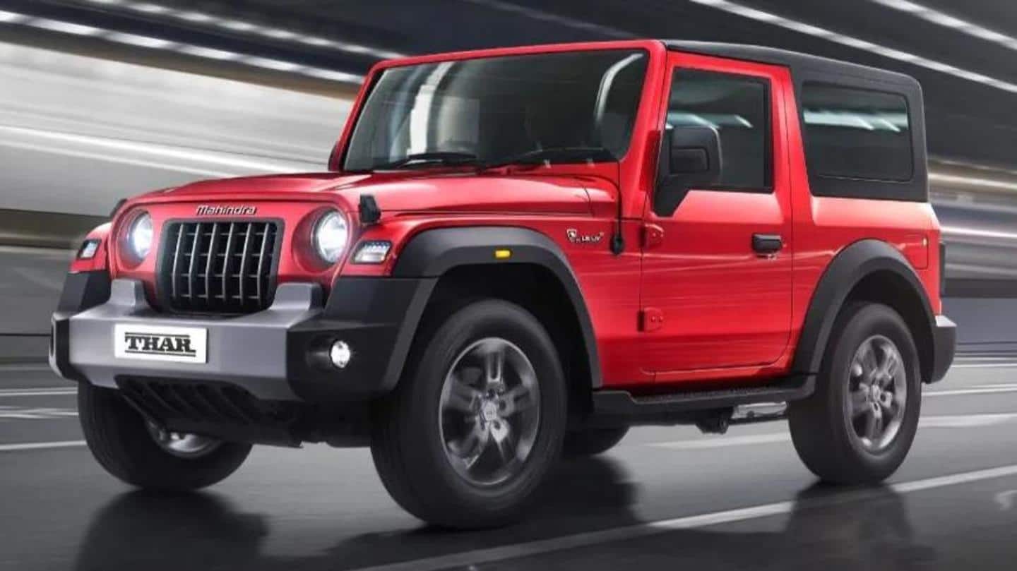 Over 20,000 bookings for Mahindra Thar; hard-top variant in demand