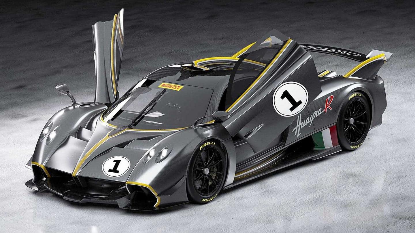 Pagani Huayra R track-only supercar, with 850hp V12 engine, unveiled