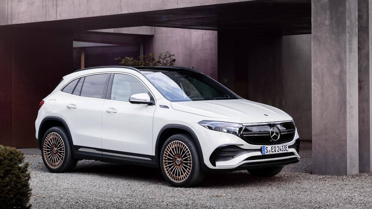 Mercedes-Benz EQA electric SUV, with 426km driving range, unveiled