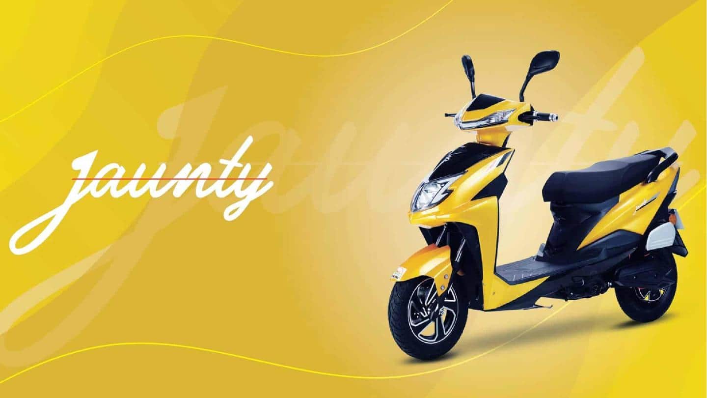 AMO Electric Jaunty+ electric scooter launched at Rs. 1.1 lakh