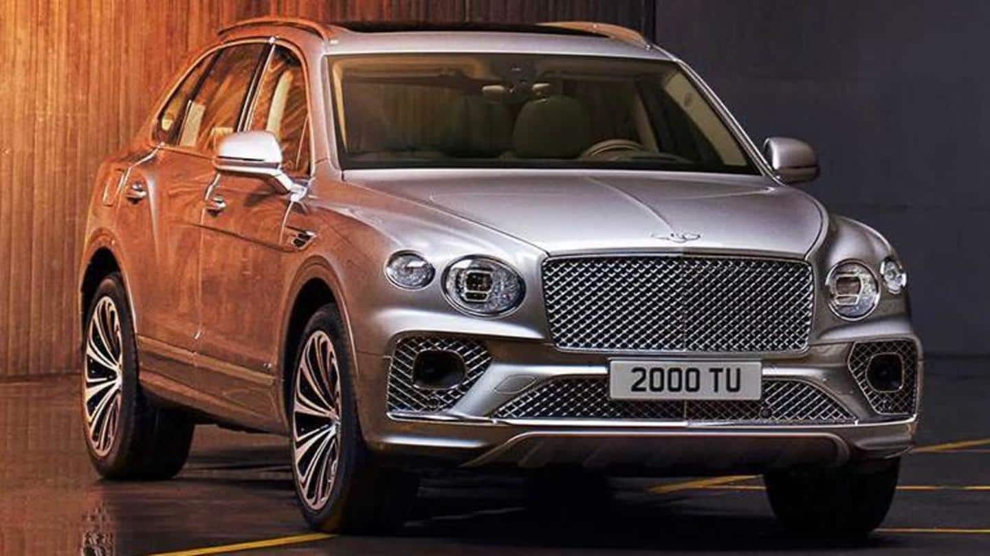 2021 Bentley Bentayga (facelift) SUV unveiled: Check what's new