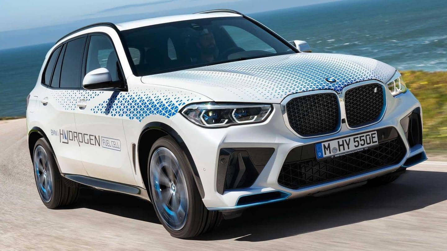 BMW iX5 Hydrogen car breaks cover at Munich Motor Show