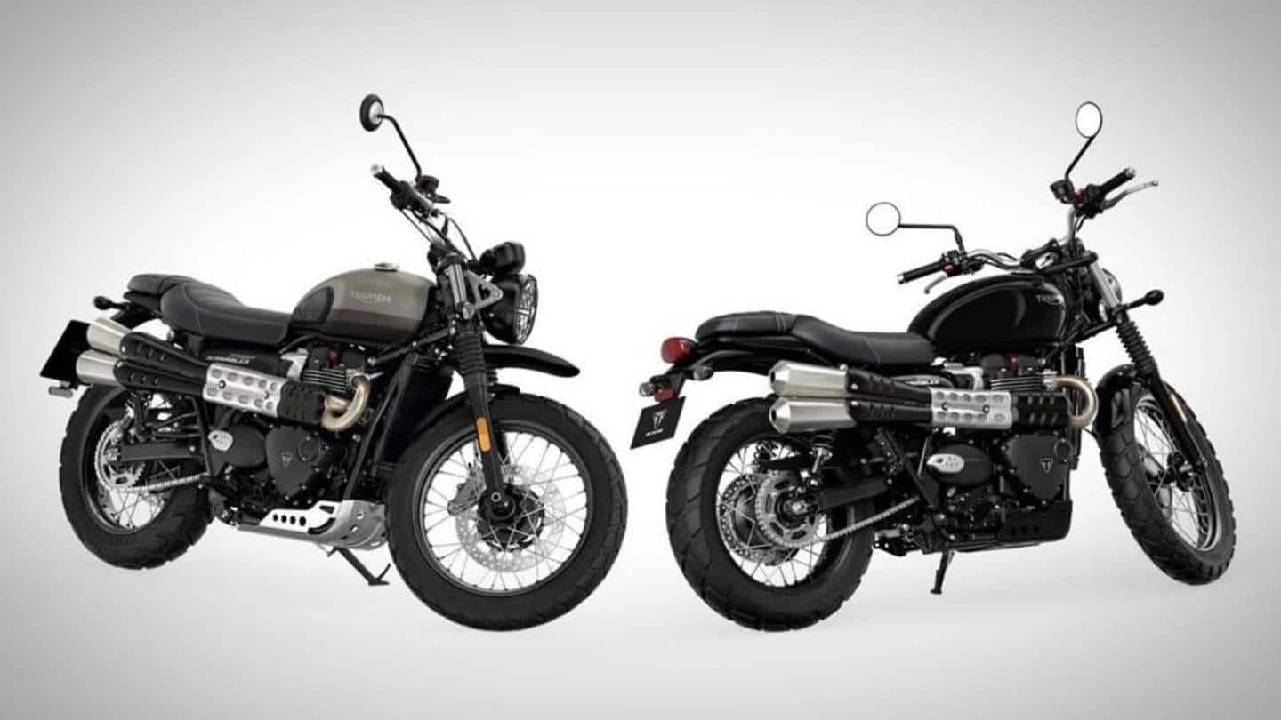 2021 Triumph Street Scrambler to be launched on October 12