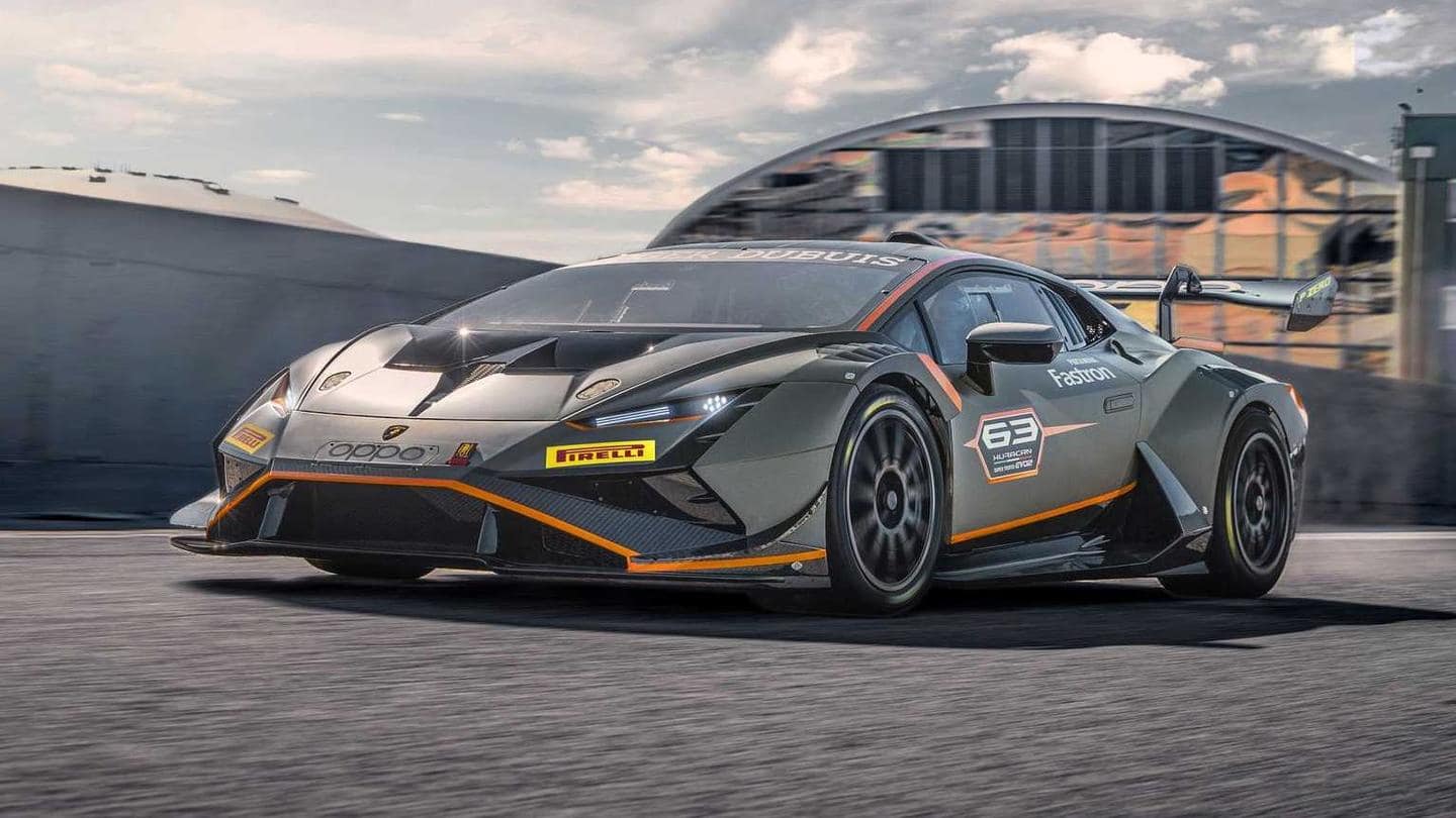 Lamborghini Huracan Super Trofeo EVO2, with a V10 engine, unveiled