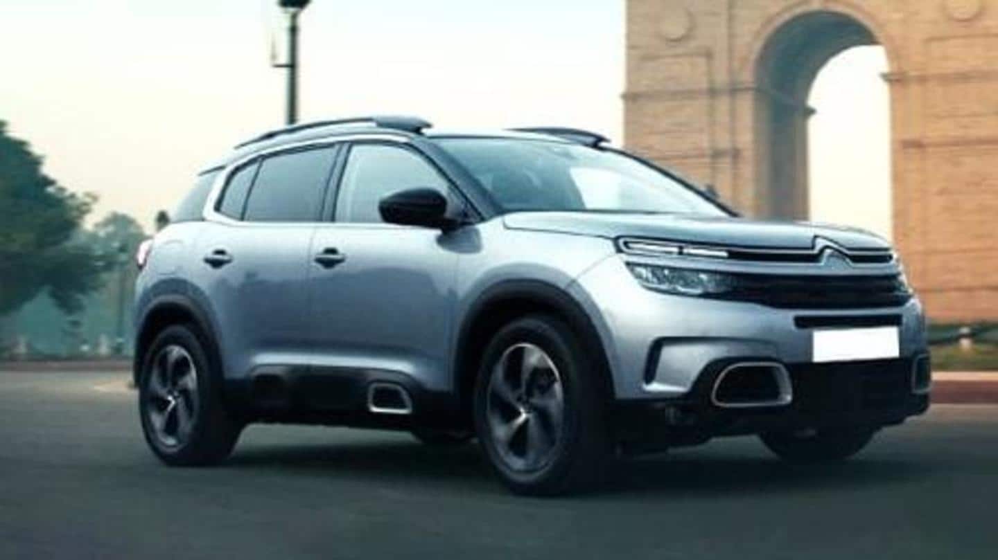 Citroen C3 Aircross compact SUV spotted testing; design details revealed