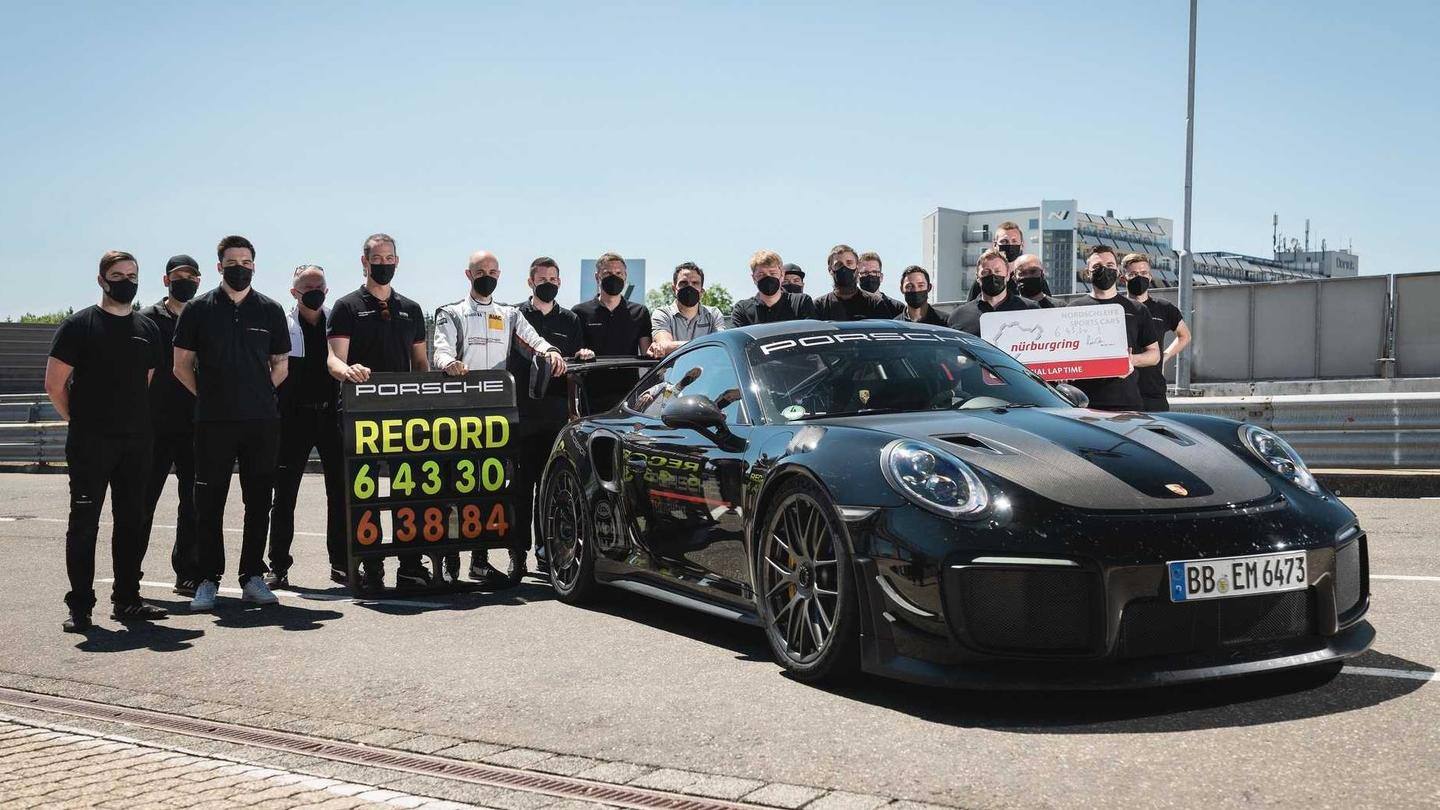 Porsche 911 GT2 RS sets new lap record at Nurburgring