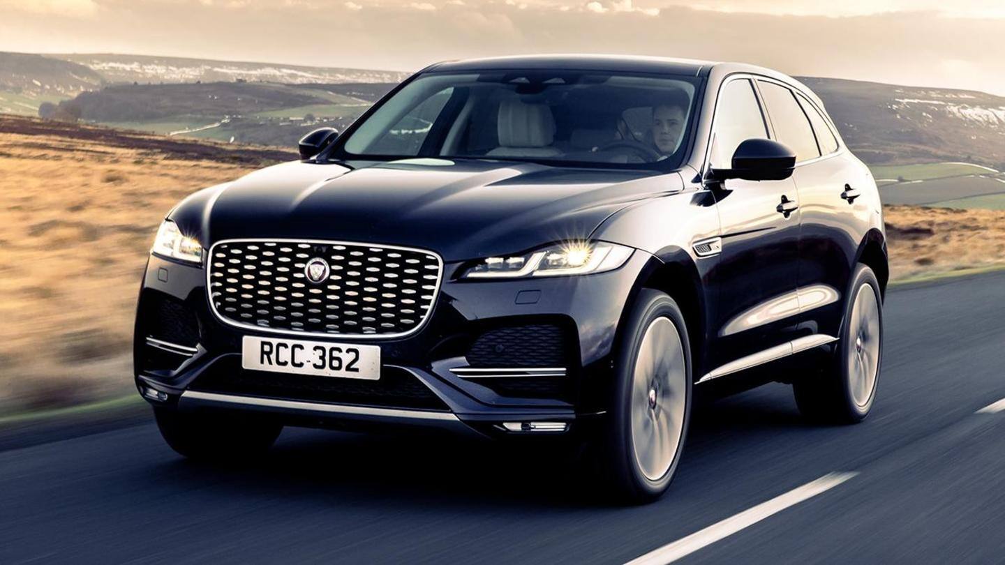 Jaguar F-PACE (facelift) SUV launched at Rs. 70 lakh