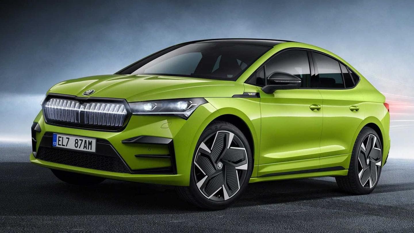 SKODA ENYAQ COUPE RS iV, with 545km range, goes official