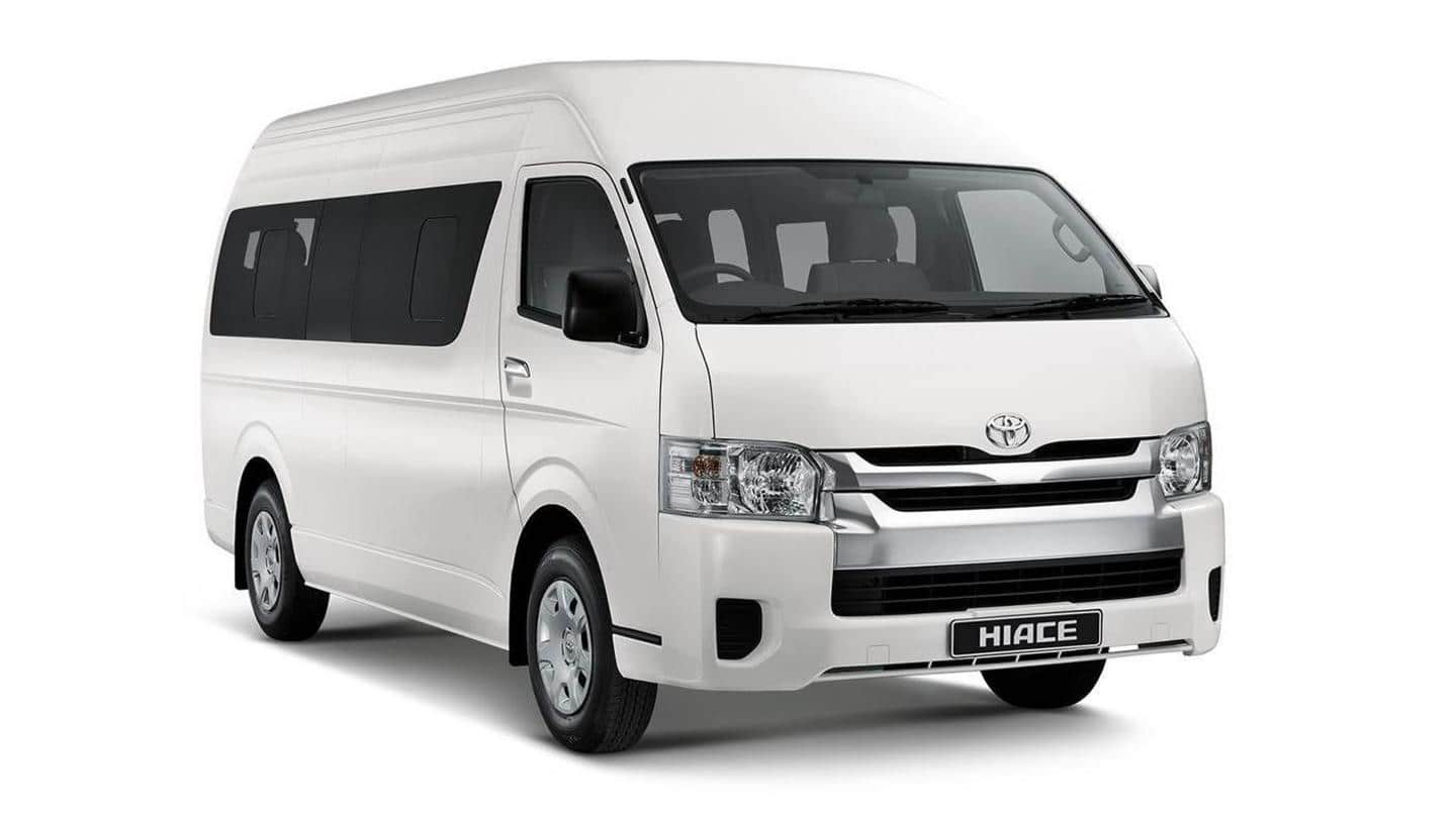 Toyota HiAce MPV launched in India at Rs. 55 lakh