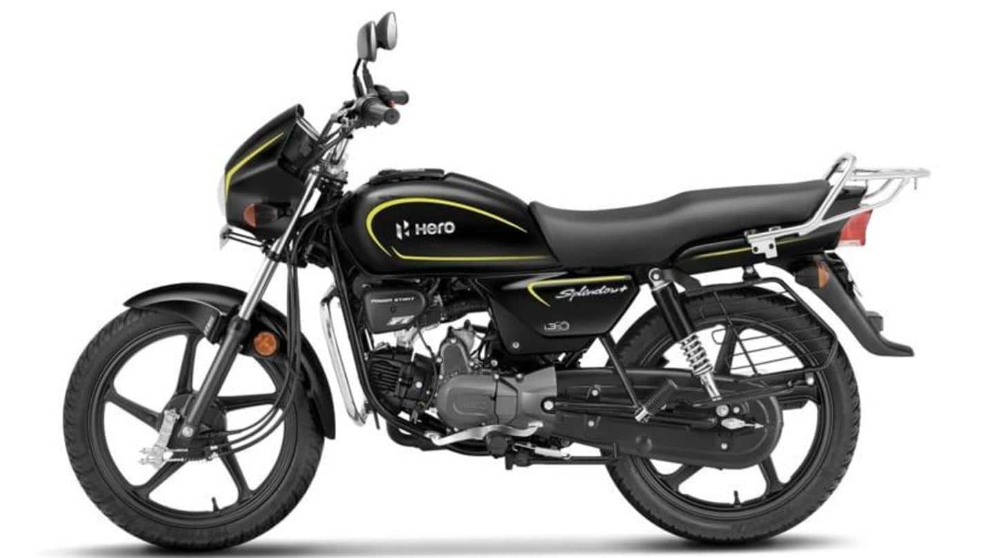 Hero Splendor+ Black and Accent motorbike launched at Rs. 64,500