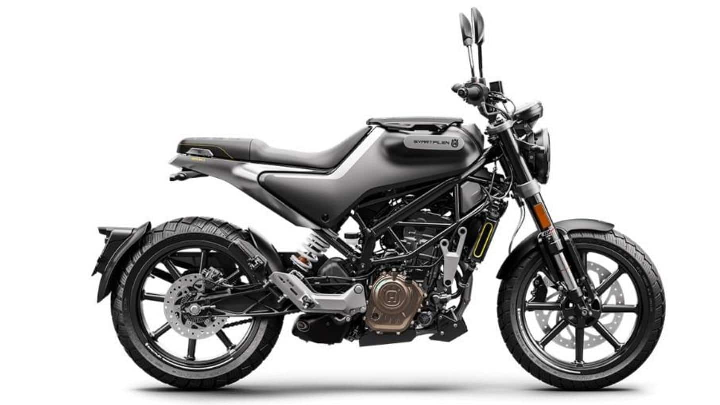 New Husqvarna Svartpilen motorcyle spotted testing in India
