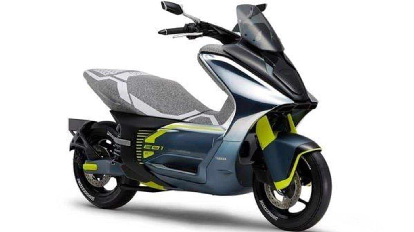 Prior to debut, Yamaha E01 e-scooter revealed in patent images