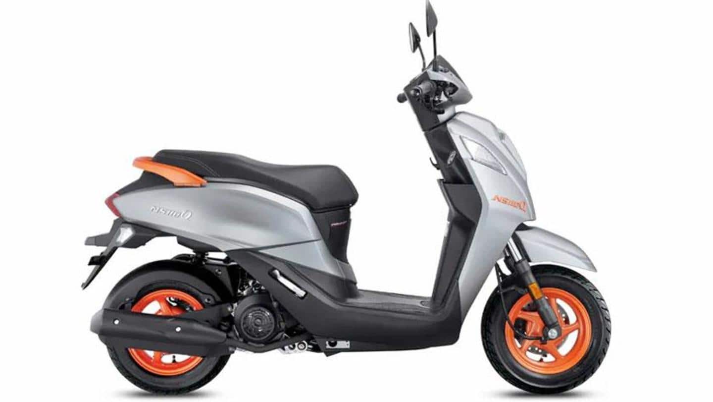 Honda NS110Q scooter, with sporty looks, breaks cover in China
