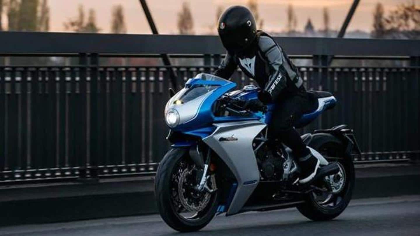 Limited-run MV Agusta Superveloce Alpine motorbike unveiled