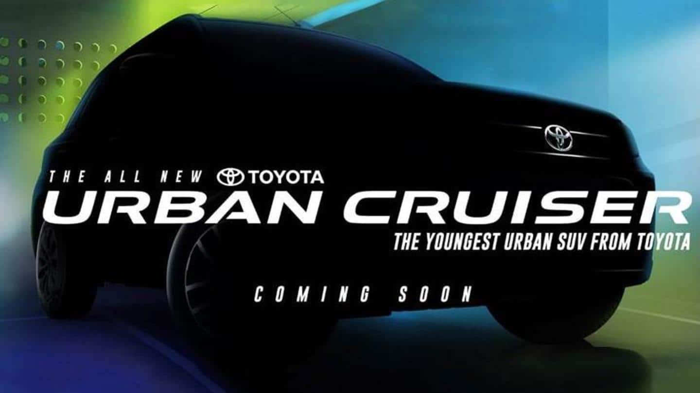 Toyota to launch Urban Cruiser SUV in India next month