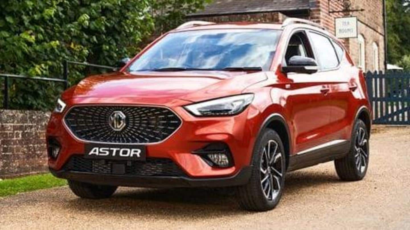 MG Astor SUV offers 14 ADAS safety features in India