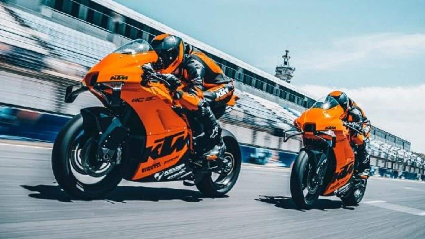 Limited-run KTM RC 8C track-only motorbike breaks cover