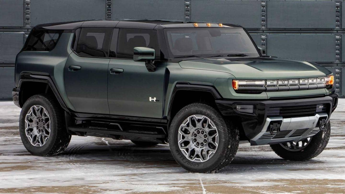 2024 GMC Hummer EV SUV with a 480km range revealed