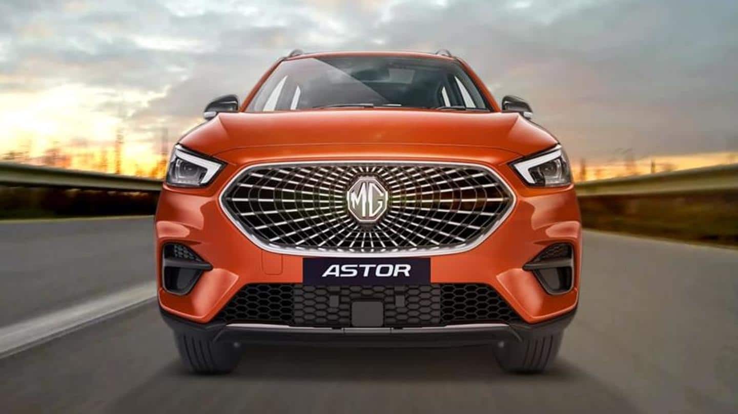 2021 MG Astor SUV, with high-tech features, revealed in India