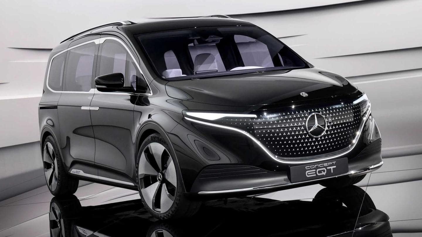 Mercedes-Benz Concept EQT previews the brand's all-electric T-Class van