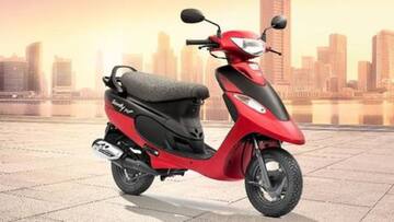 BS6 TVS Scooty Pep Plus becomes slightly costlier in India
