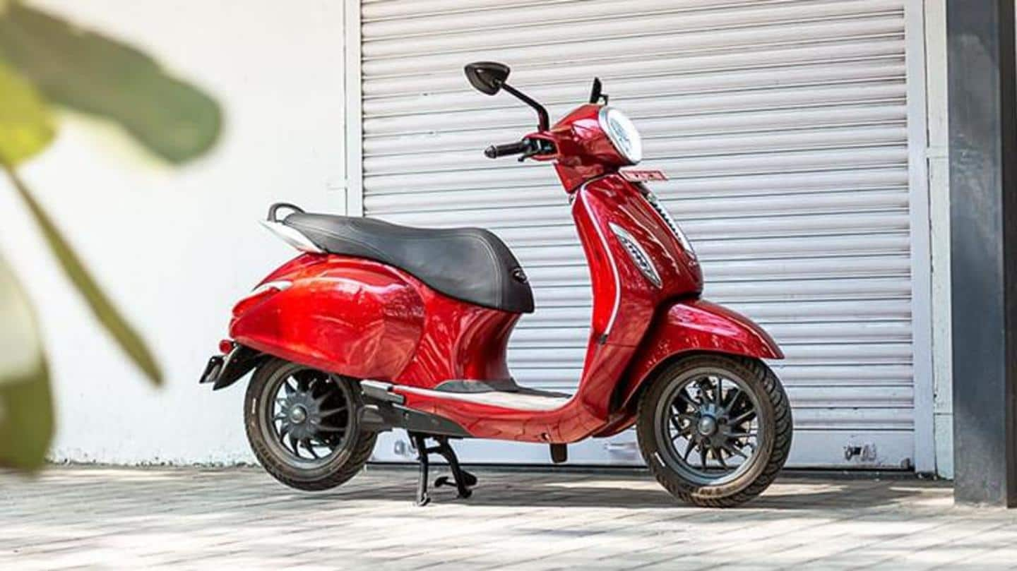 Bajaj chetak on road price hot sale